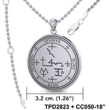 Sigil of the Archangel Samael Sterling Silver Pendant TPD2823 - Jewelry