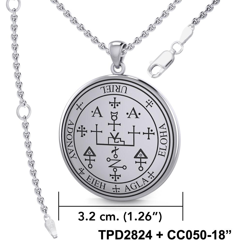 Sigil of the Archangel Uriel Sterling Silver Pendant TPD2824 - Jewelry