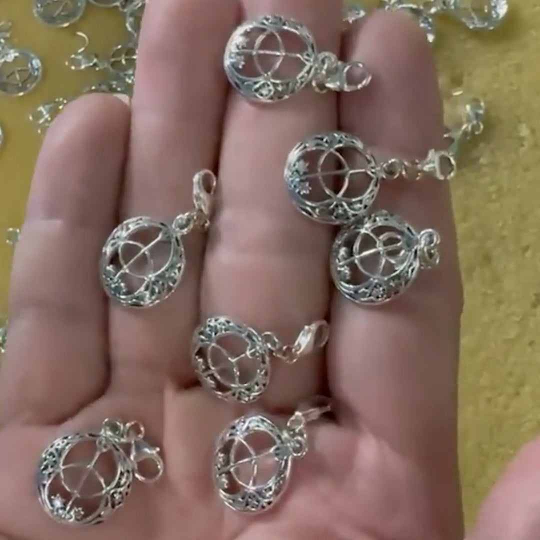 Chalice Well Sterling Silver Clip Charm TWC014