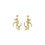 DiveSilver Double Manta Ray Double Manta Ray Post Earrings VER2216