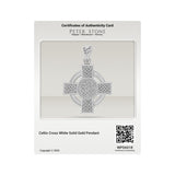 Celtic Cross Solid Gold Pendant GPD6018
