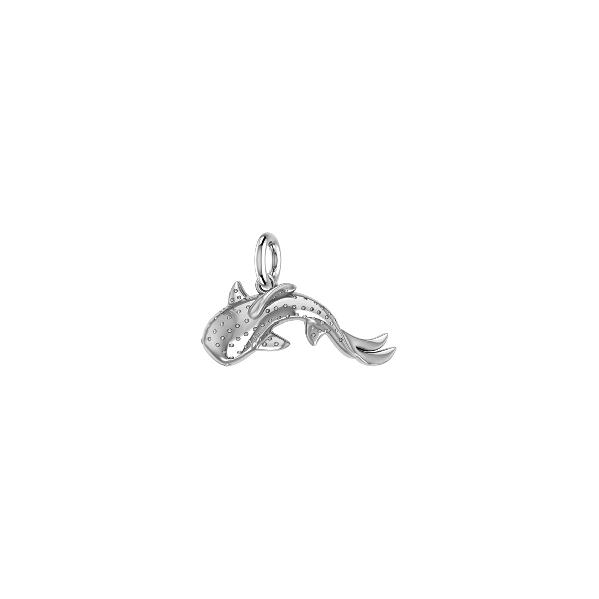 Marine Harmony Whale Shark Solid Gold Pendant GPD6224
