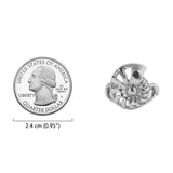 DiveSilver Nautilus and Wave Solid Gold Ring GRI2576