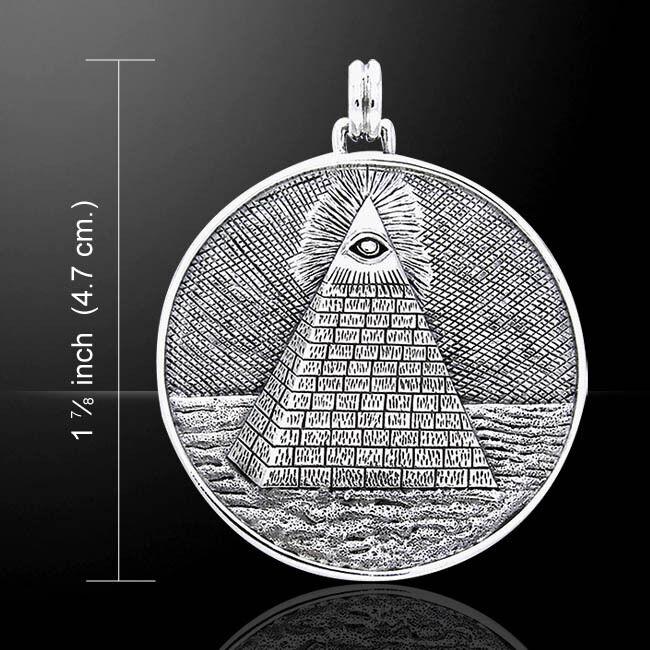 Eye of Providence Pyramid Pendant TPD1113 - Jewelry