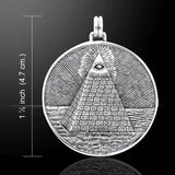 Eye of Providence Pyramid Pendant TPD1113 - Jewelry