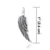 Angel Wing Sterling Silver Pendant TPD3646