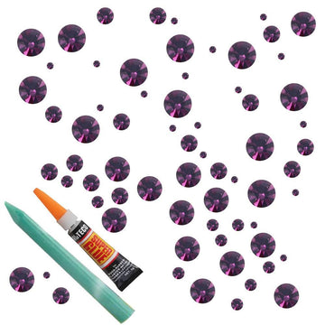 Amethyst Crystal Assortment Repair Kit AMGURD - Jewelry