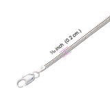 Snake Sterling Silver Chain CH2221 - Jewelry