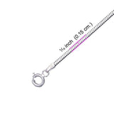 Square Magic Sterling Silver Chain CH2223 - Jewelry