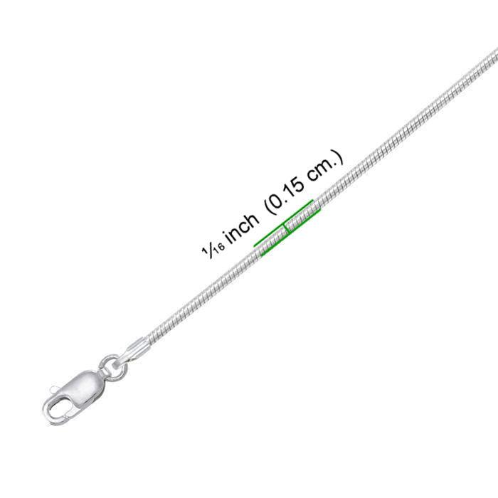 Snake Sterling Silver Chain CH3910 - Jewelry