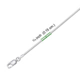 Snake Sterling Silver Chain CH3910 - Jewelry