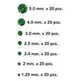 Emerald Crystal Assortment Repair Kit EGGURD - Jewelry