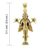 Oberon Zell Goddess Lillith Solid Gold Pendant GPD1118 - Jewelry