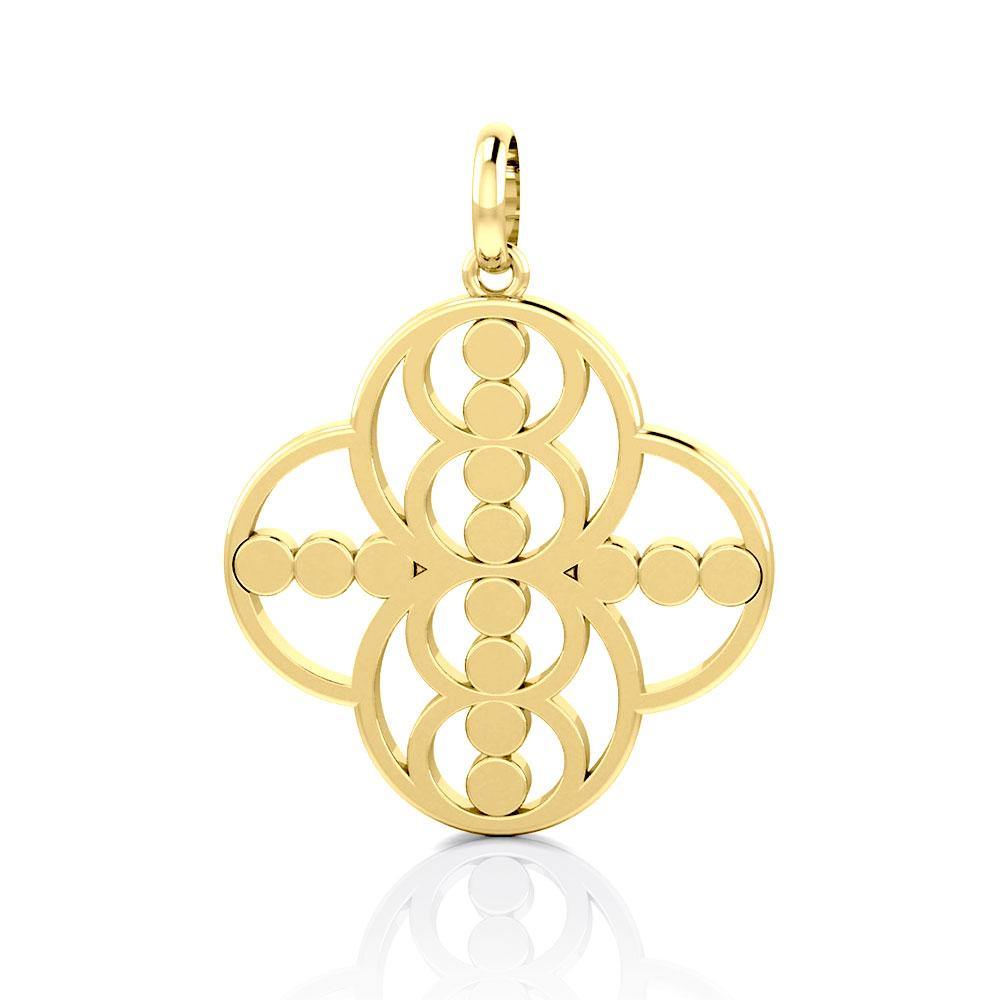 Energy Solid Gold Pendant GPD3983 - Jewelry