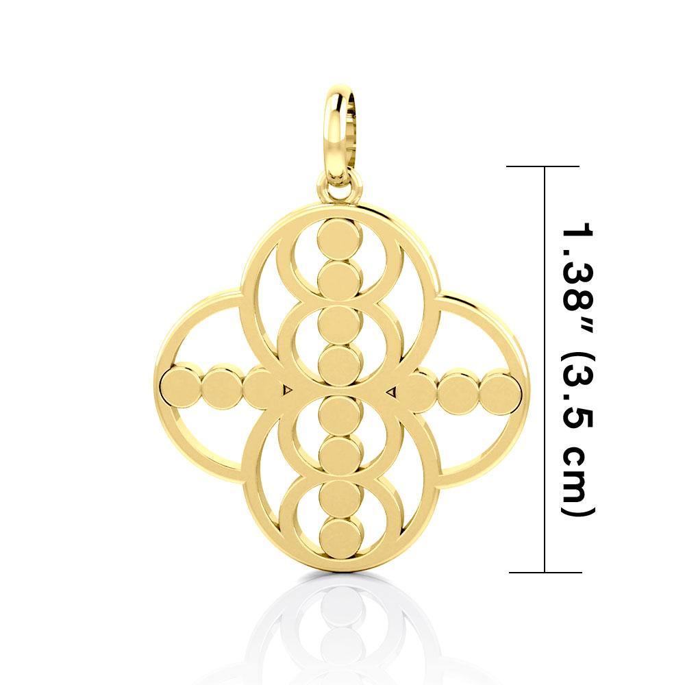 Energy Solid Gold Pendant GPD3983 - Jewelry