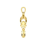 Window to Universe Dolphin Solid Gold Pendant GPD5046 - Jewelry