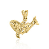 Whale Filigree Pendant in 14k Gold GPD5144 - Jewelry