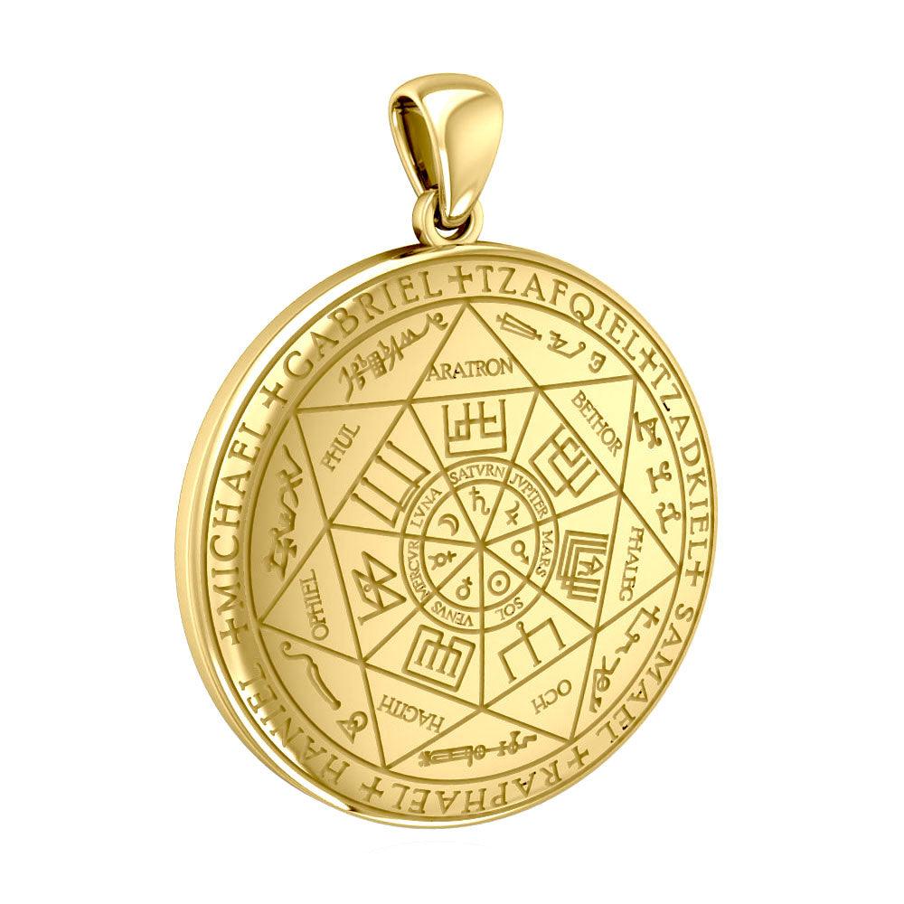 Experience Divine Guidance: The Seven Archangels Solid Gold Pendant - GPD5154 | Embrace Heavenly Protection and Spiritual Connection - Jewelry