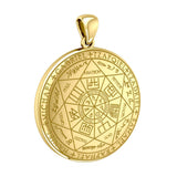 Experience Divine Guidance: The Seven Archangels Solid Gold Pendant - GPD5154 | Embrace Heavenly Protection and Spiritual Connection - Jewelry
