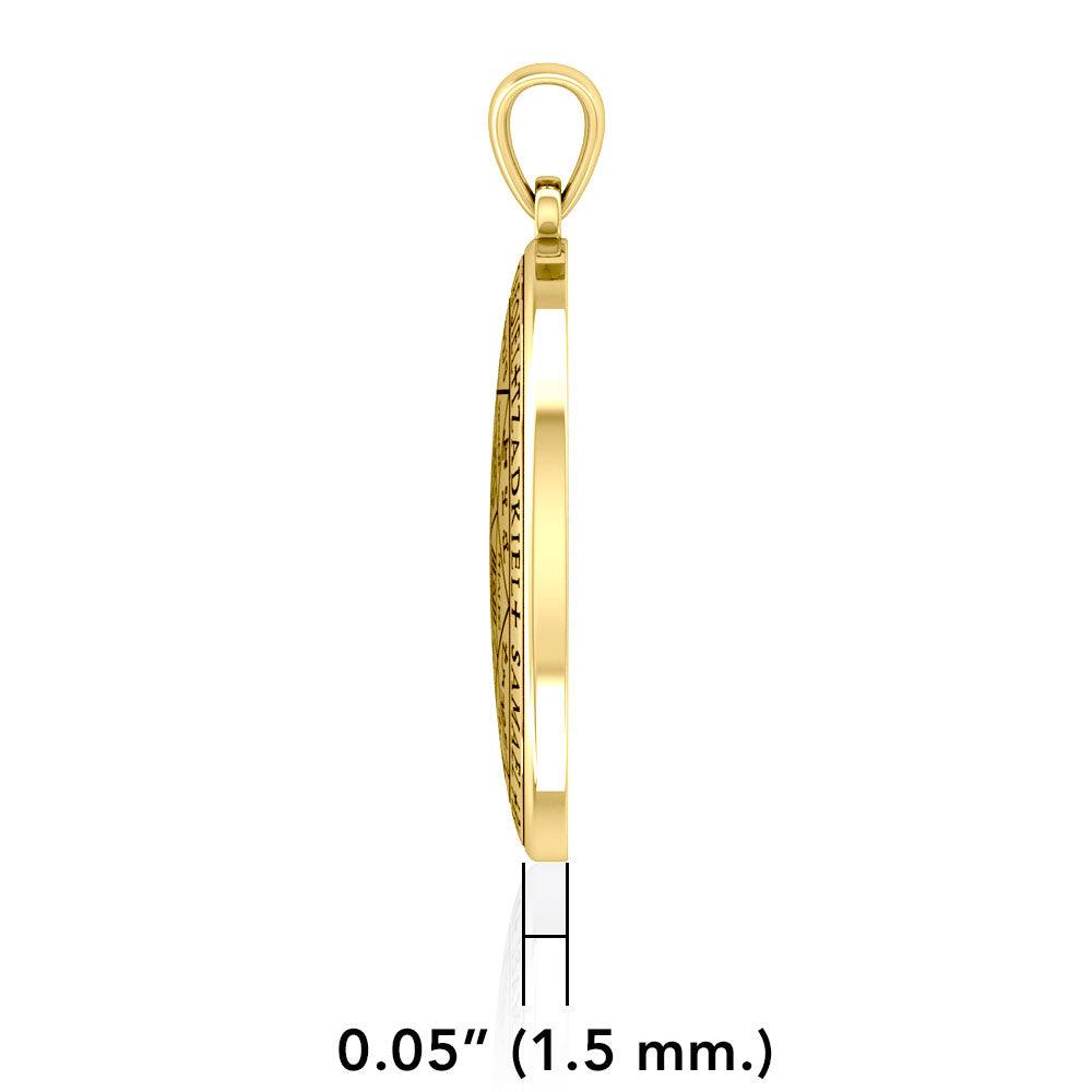 Experience Divine Guidance: The Seven Archangels Solid Gold Pendant - GPD5154 | Embrace Heavenly Protection and Spiritual Connection - Jewelry