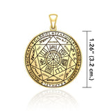 Experience Divine Guidance: The Seven Archangels Solid Gold Pendant - GPD5154 | Embrace Heavenly Protection and Spiritual Connection - Jewelry