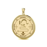 Saint Jophiel Sigil Solid Gold Pendant GPD5745 - Jewelry