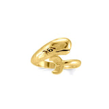 Whale Solid Gold Wrap Ring GRI1809 - Jewelry