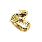 Jellyfish Solid Gold Wrap Ring GRI1896 - Jewelry