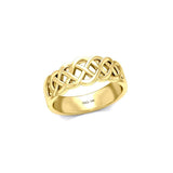 Celtic Knotwork 14K Solid Gold Ring GSM227-14K - Jewelry