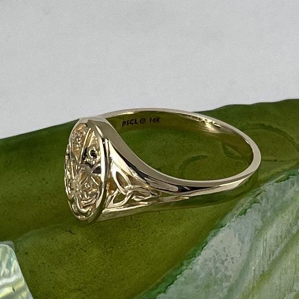 Tree of Life Solid Gold Ring GTR3688 - Jewelry
