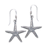 Starfish Silver Earrings JE106 - Jewelry