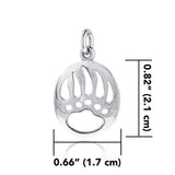 Bear Paw Silver Charm LP1271 - Jewelry