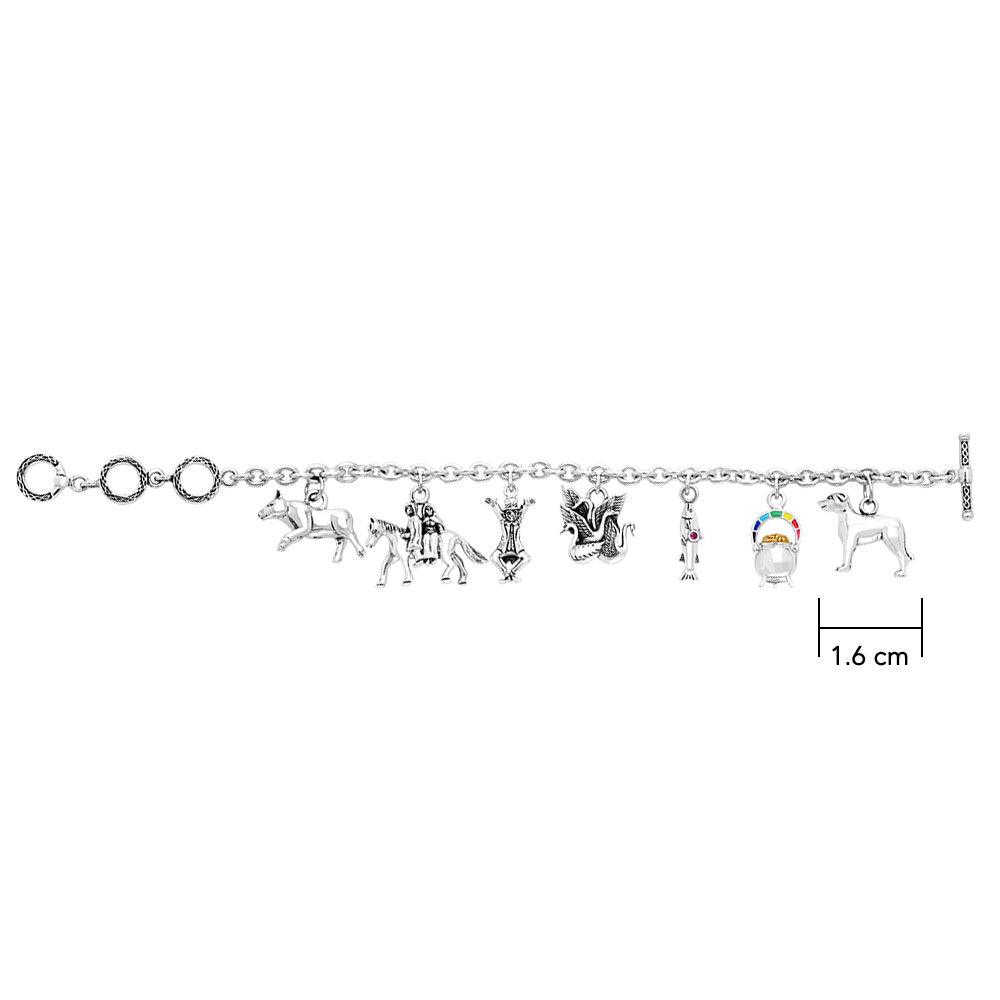 Danu Irish Pride Charm Bracelet MBL118 - Jewelry