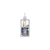 Leo Silver and 14k Gold accent Charm MCM299