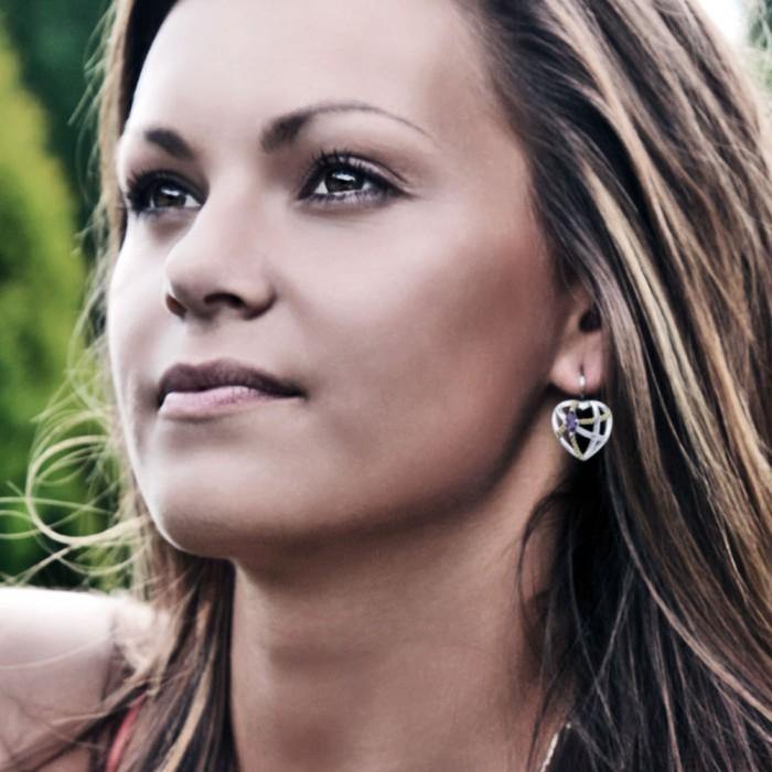 Contemporary with Rope Design Earrings MER1256 - Jewelry