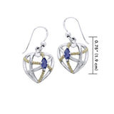 Contemporary with Rope Design Earrings MER1256 - Jewelry