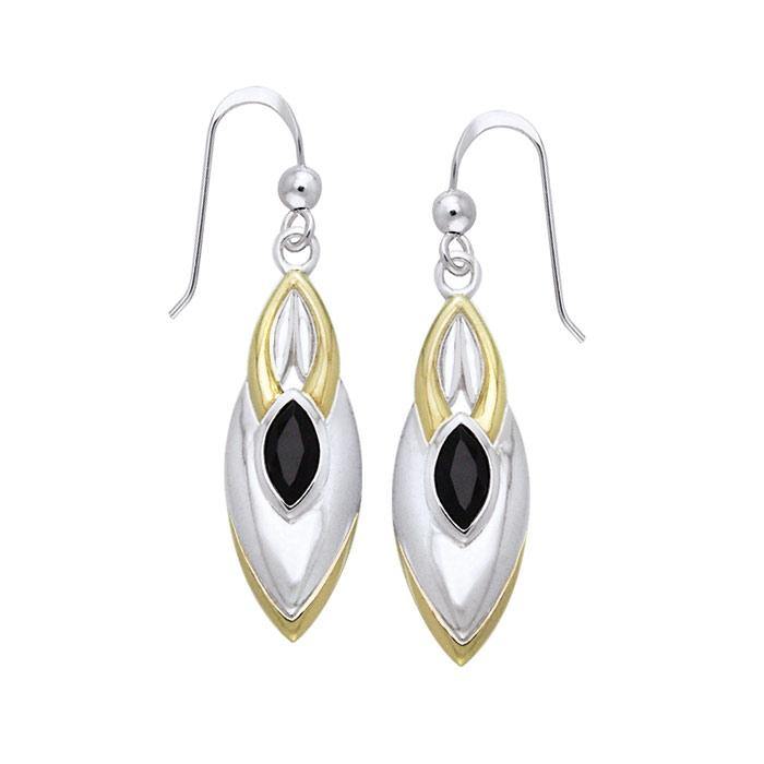 Blaque Black Spinel Earrings MER386 - Jewelry