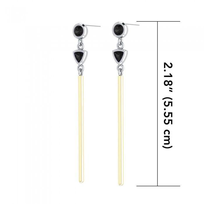 Blaque Pendant Earrings MER401 - Jewelry