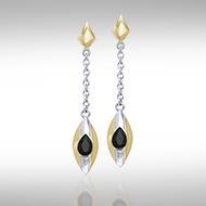 Blaque Pendant Earrings MER405 - Jewelry