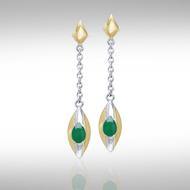 Blaque Pendant Earrings MER405 - Jewelry