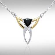 Blaque Triangle Necklace MNC096 - Jewelry