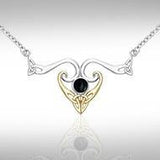 Modern Celtic Triskele Necklace MNC162 - Jewelry
