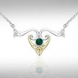 Modern Celtic Triskele Necklace MNC162 - Jewelry