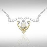 Modern Celtic Triskele Necklace MNC162 - Jewelry