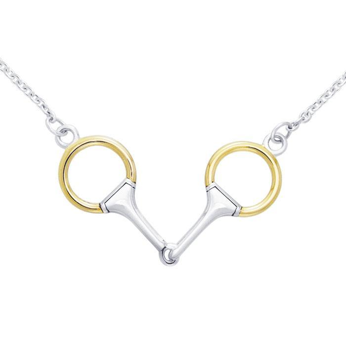 Eggbutt Snaffle Horse Bits Necklace MNC206 - Jewelry