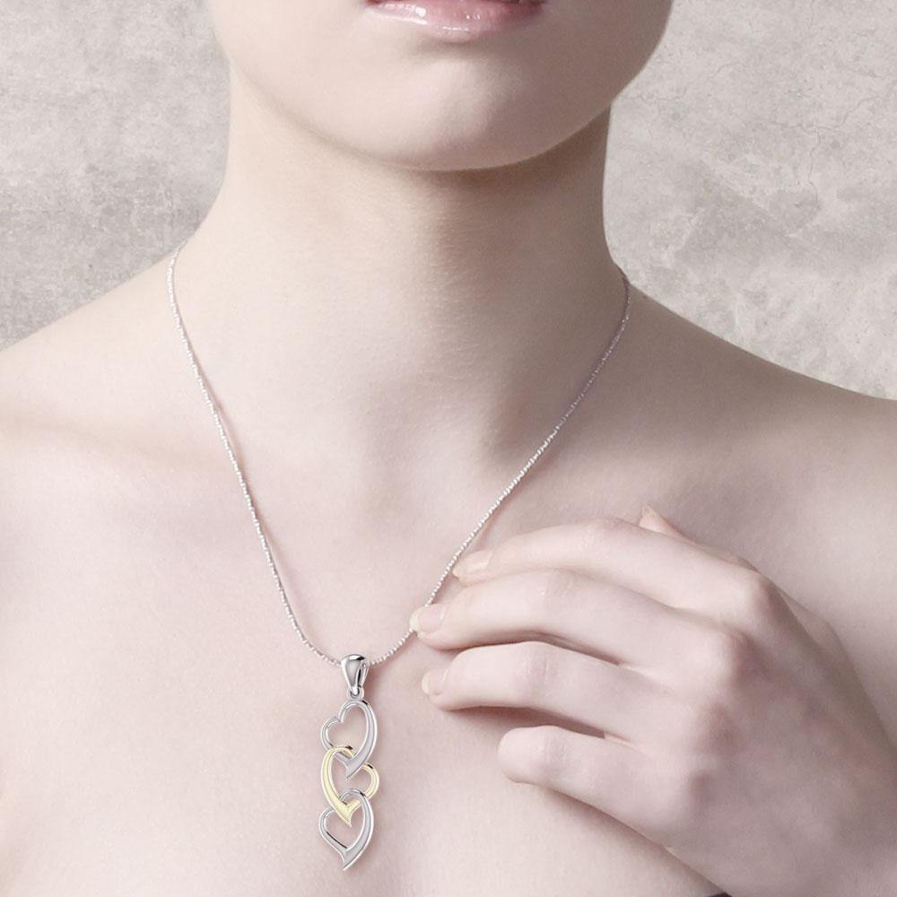 Joy of Hearts Silver Pendant Chain and Earrings Box Set SET025 - Jewelry