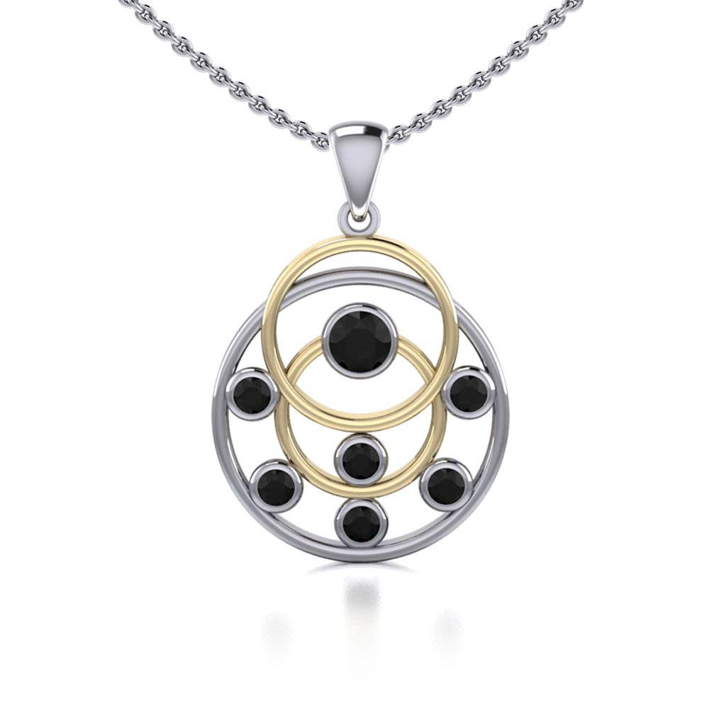 Blaque Circles Pendant MPD714 - Jewelry