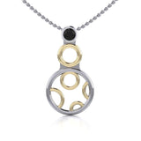 Blaque Circles Pendant MPD760 - Jewelry