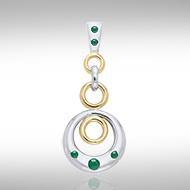 Blaque Circles Pendant MPD815 - Jewelry