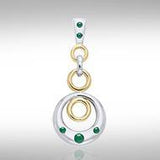 Blaque Circles Pendant MPD815 - Jewelry